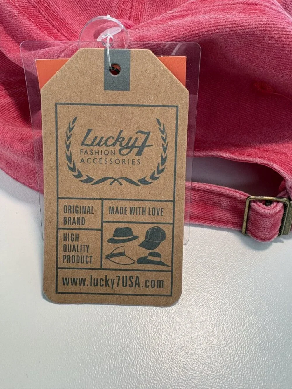 Lucky 7 Gulf of America Est. 2025 Hat NWT Vintage Wash UPF 50+ Cap